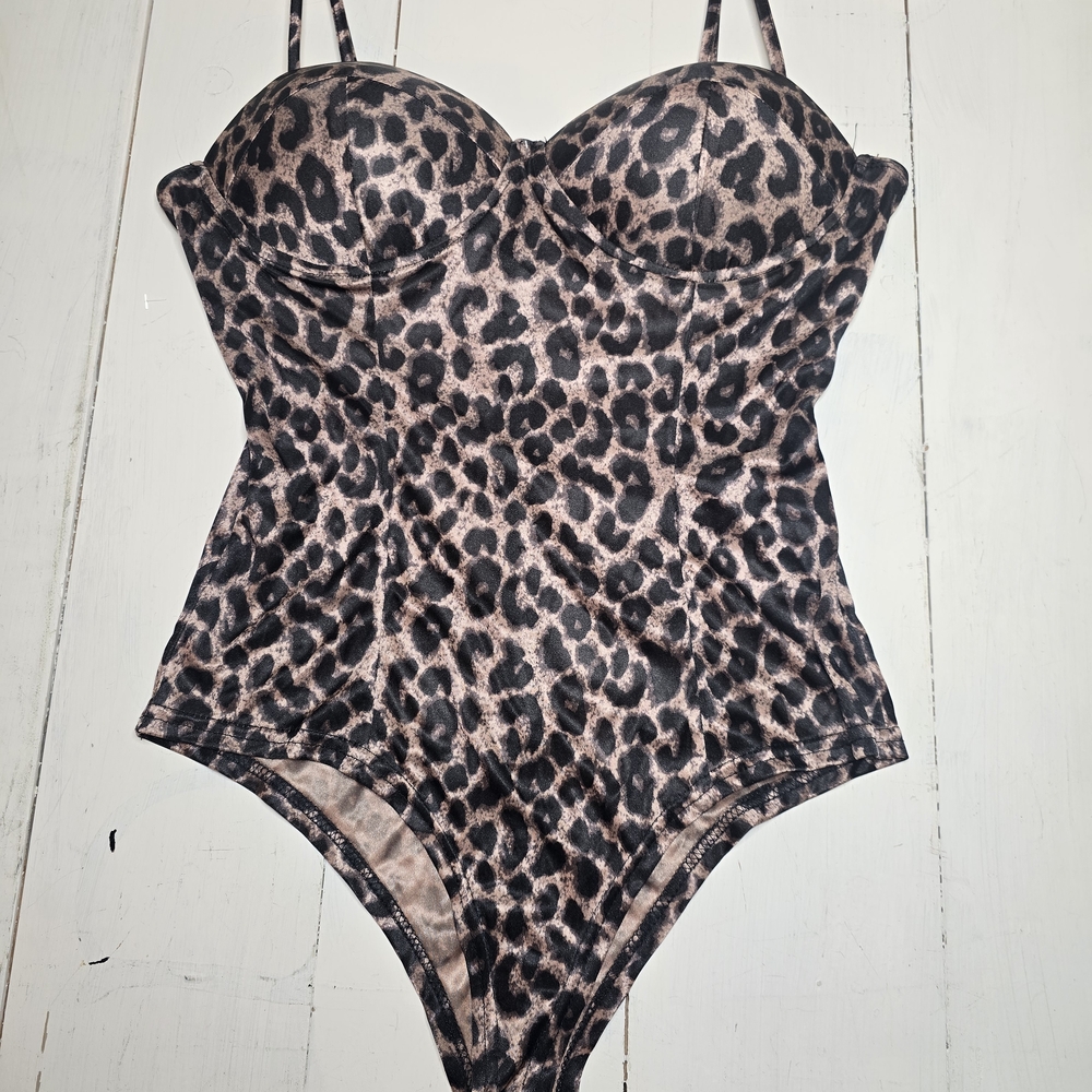 Fashion Nova Leopard Print Chemise